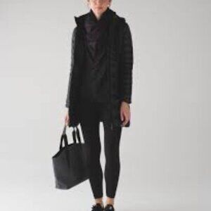 Lululemon Vinyasa Wrap Running Luon Spray Jacquard Black Cherry Black